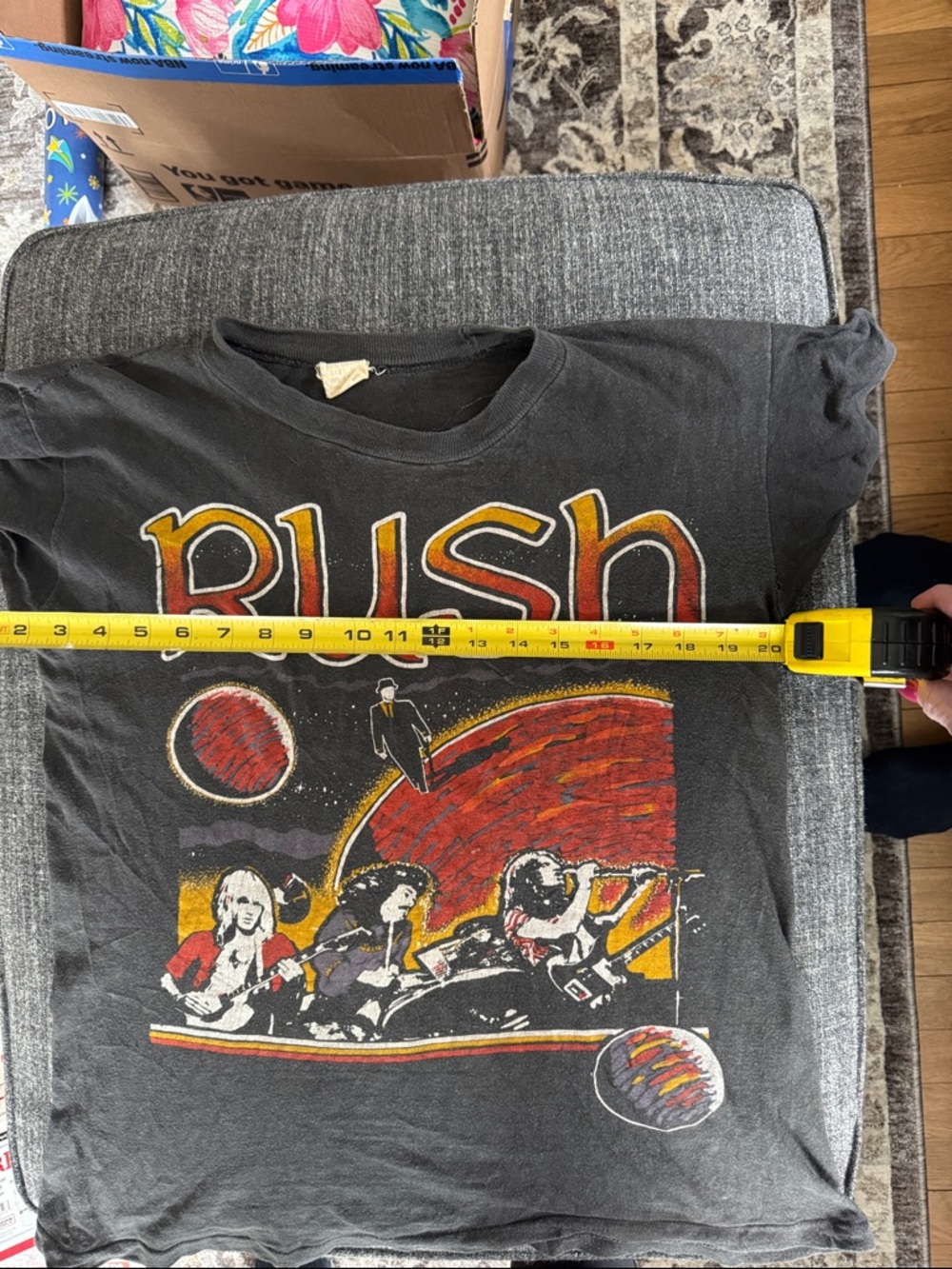 Rush Black Graphic T-Shirt - Picture 7 of 8